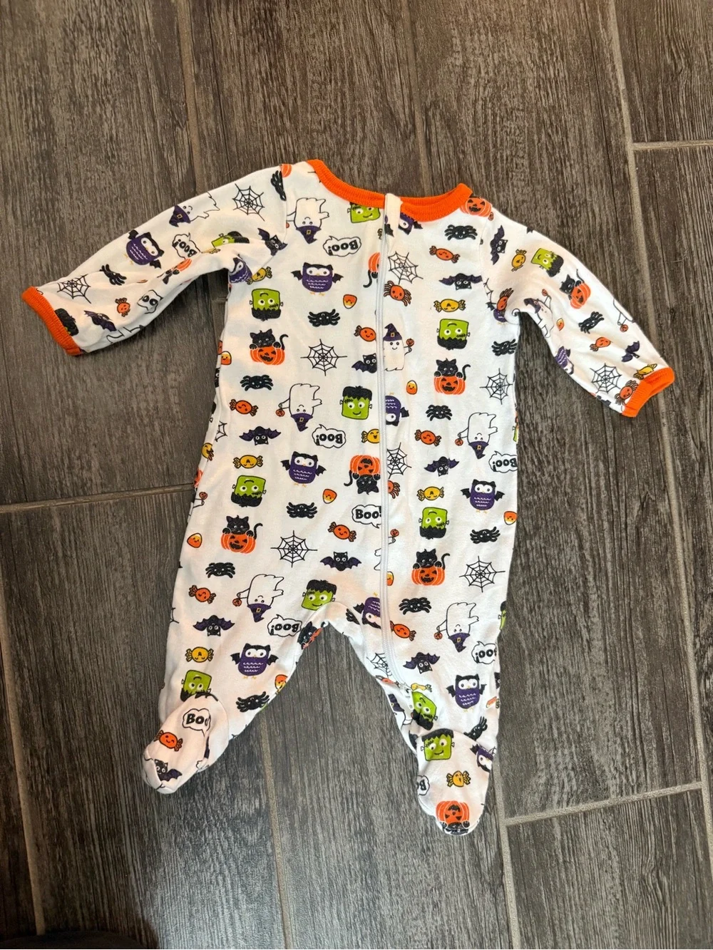 Newborn Halloween pajamas